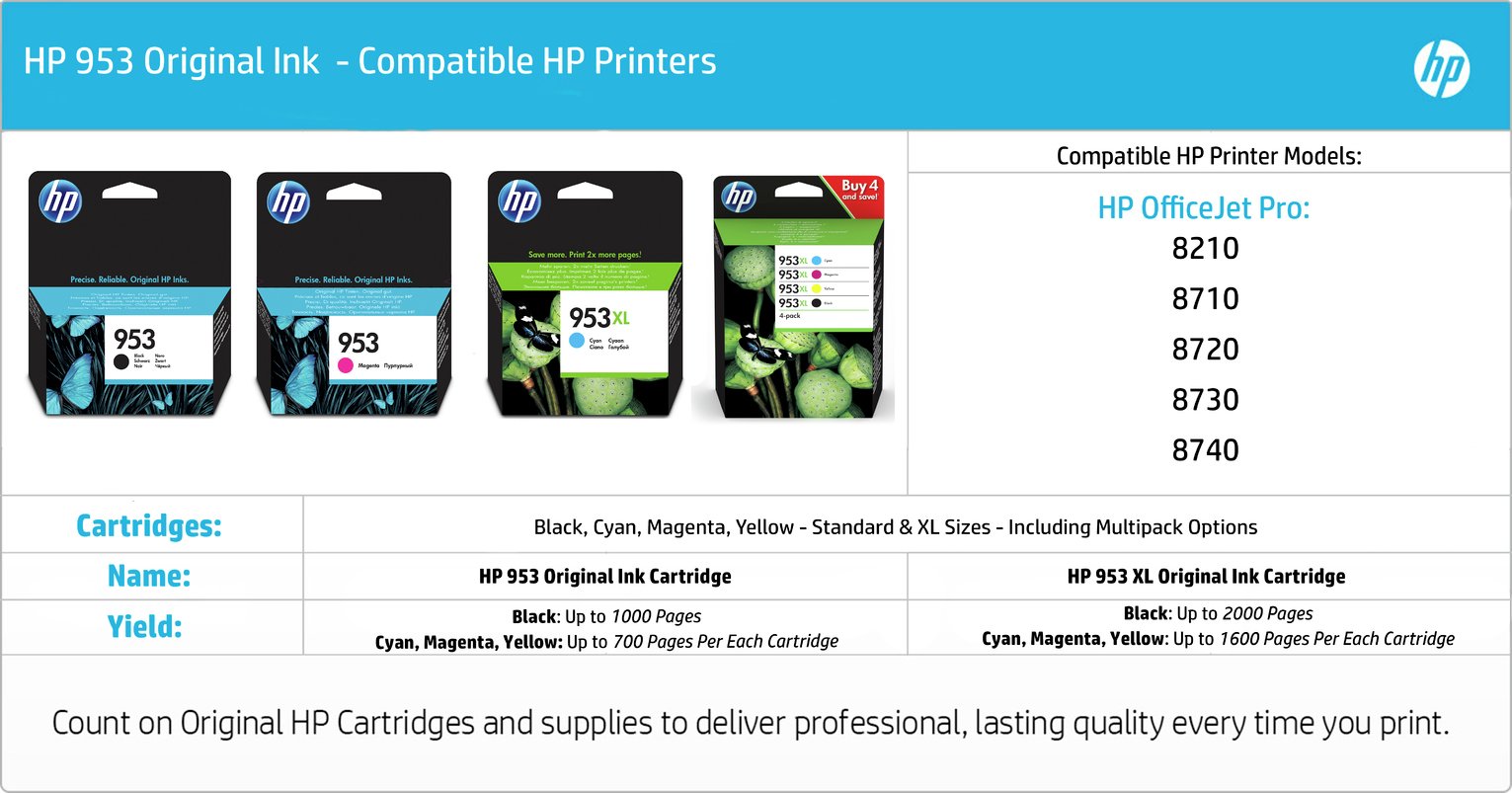 hp 953 ink argos