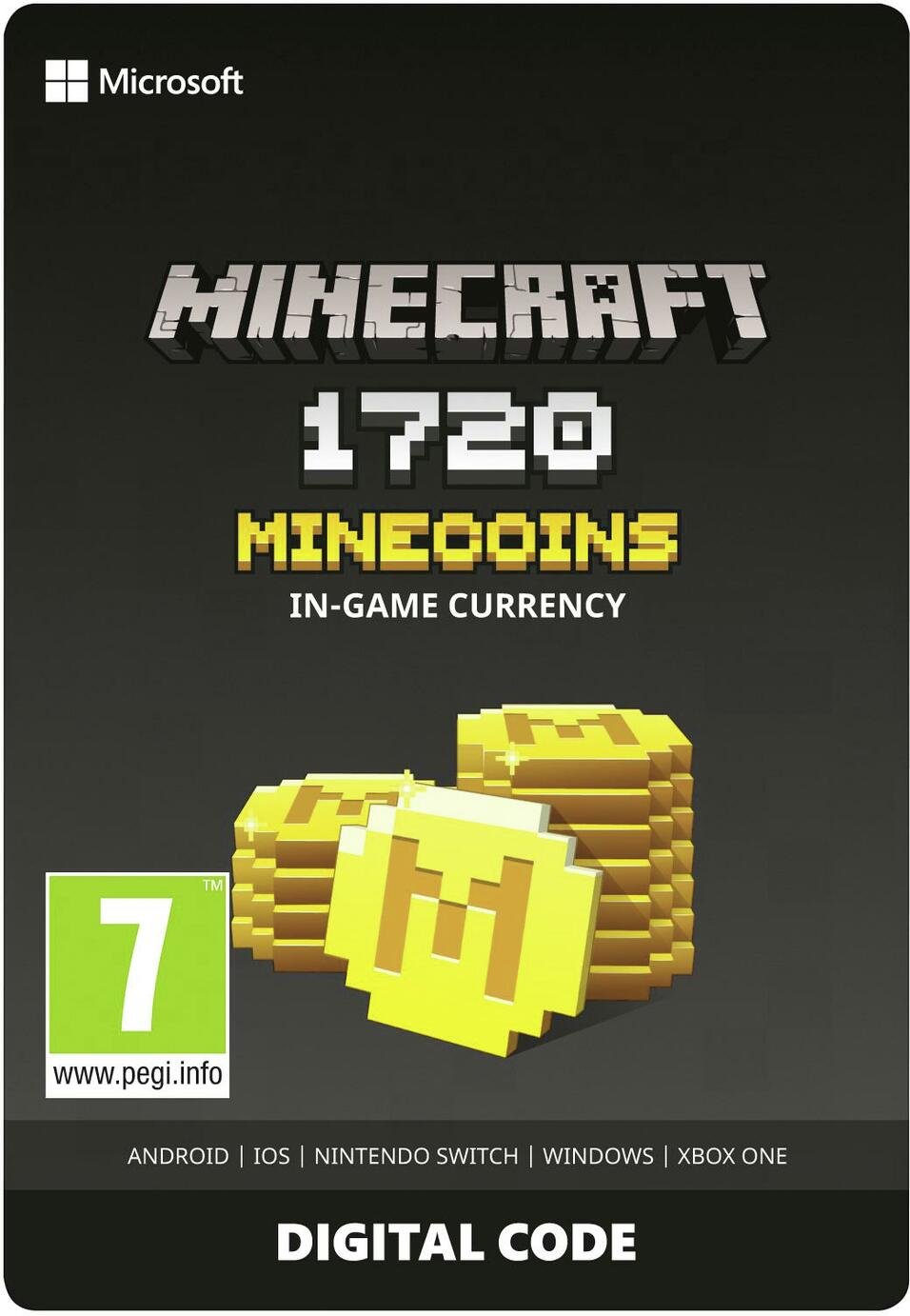 Microsoft Minecraft 1720 Minecoins Digital Download Review