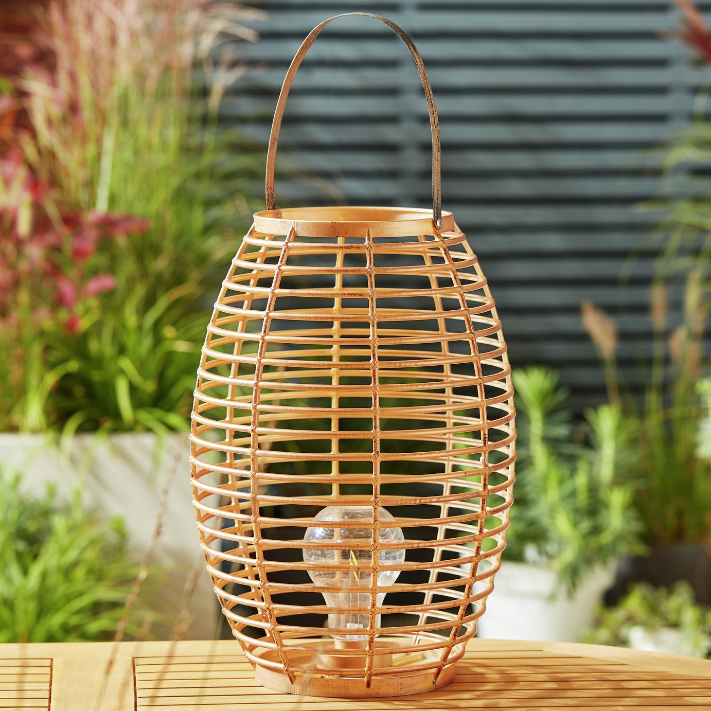 Sahara Wicker Effect Large Lantern Review