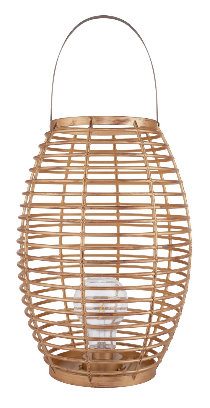 Sahara Wicker Effect Large Lantern Review