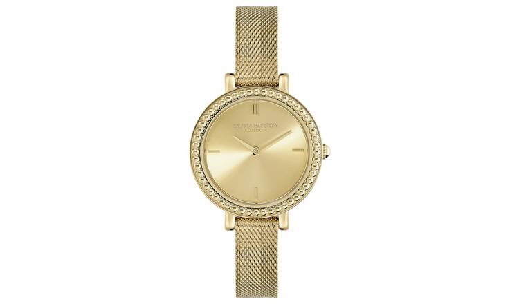 Olivia Burton Gold Coloured Mesh Strap Bracelet Watch  