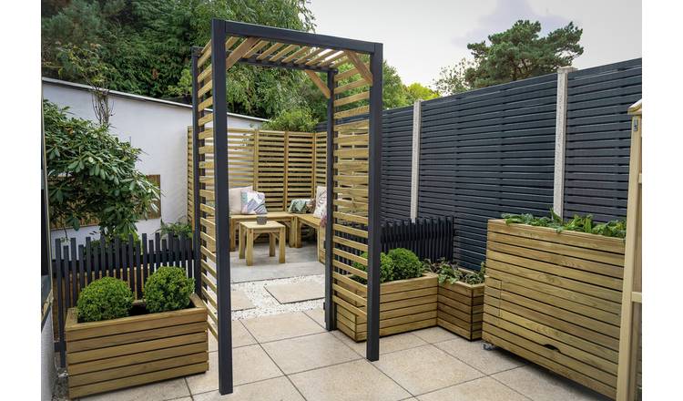 Forest Garden Slatted Arch