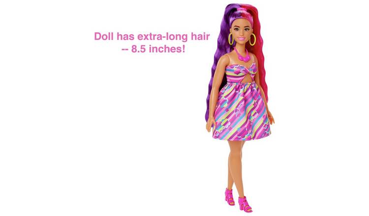 Buy Barbie Totally Hair Doll - Flower Theme - 29cm | Dolls | Argos