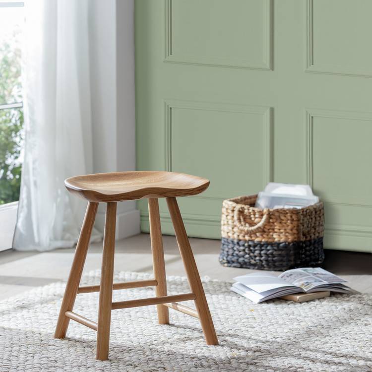 Habitat Barnwell Oak Short Stool - Natural 0