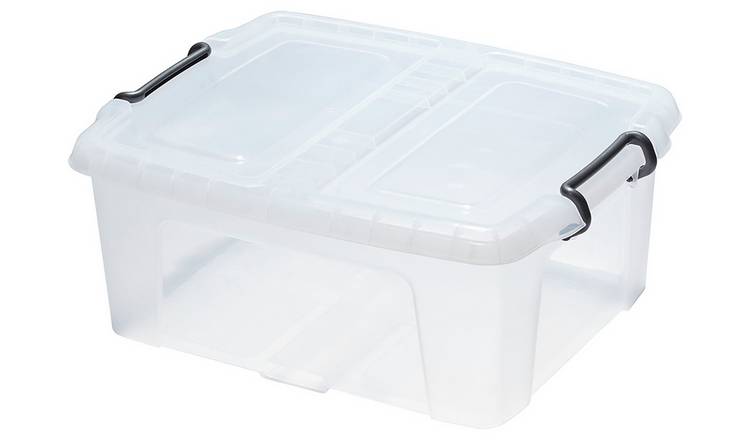 Strata 24 Litre Smart Storage Box - Clear