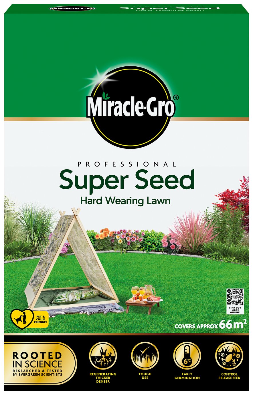 Miracle-Gro Professional Super Seed Lawn Seed - 2kg