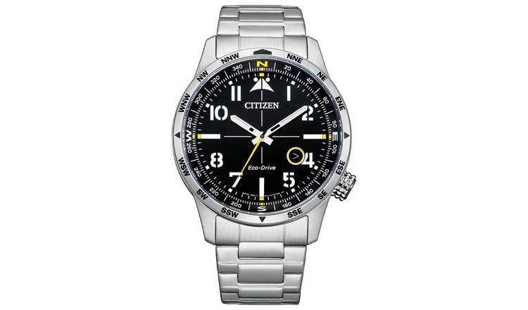 Citizen Men's Aviator Stainless Steel Bracelet Watch