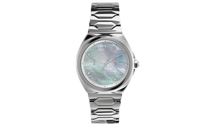 Olivia Burton Light Grey Dial Stainless Steel Bracelet Watch