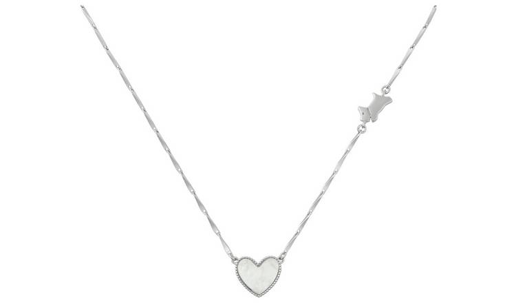 Buy Radley Sterling Silver Mother of Pearl Heart Necklace Womens necklaces Argos