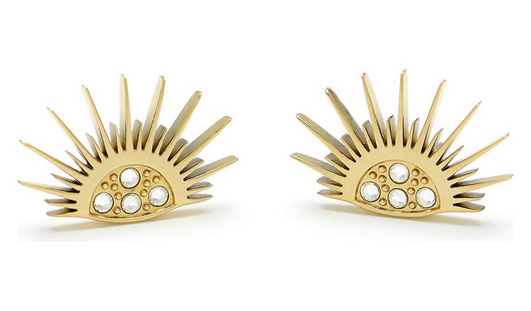 Olivia Burton Gold Plated Celestial Sun Stud Earrings