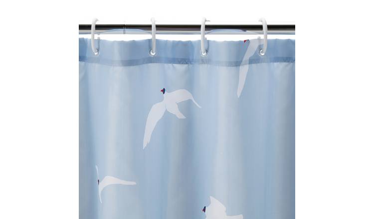 Argos Home Seagull Antibacterial Shower Curtain