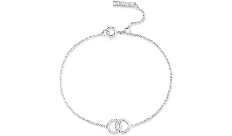 Olivia Burton Silver Plated Interlink Chain Bracelet 