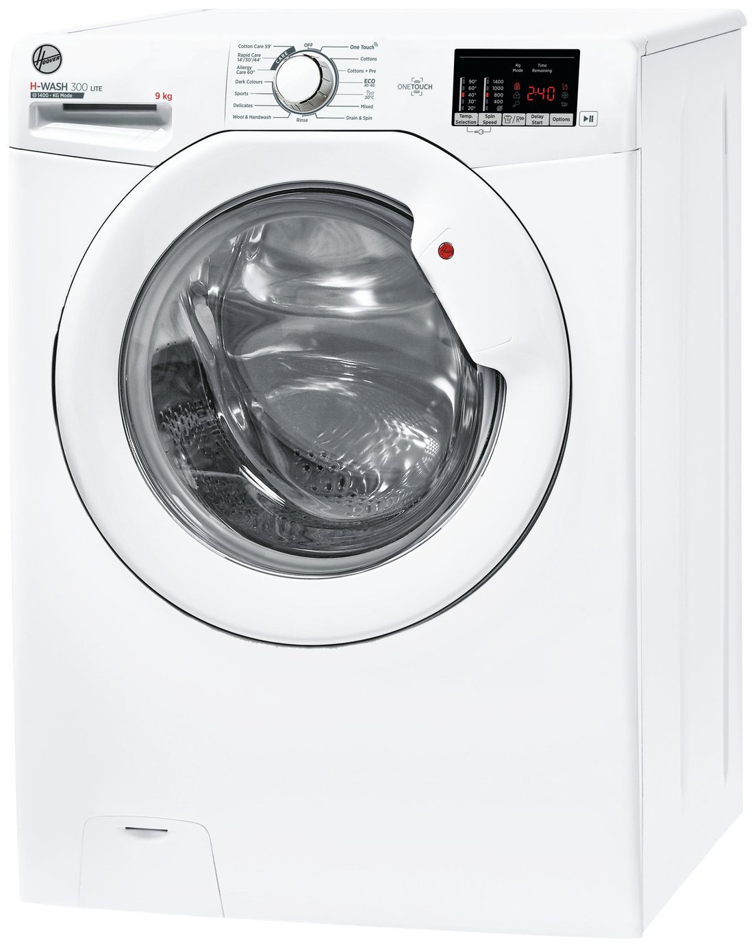 Buy Hoover H3W 492DA4/1-80 9KG 1400 Spin Washing Machine - White ...