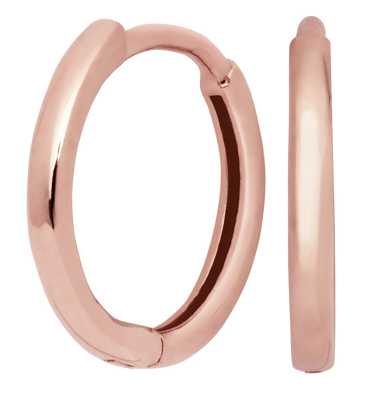 Revere 9ct Rose Gold Huggie Hoop Earrings Review