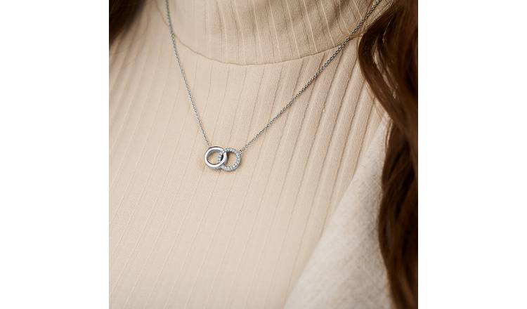 Olivia Burton Silver Coloured Classic Interlink Necklace 