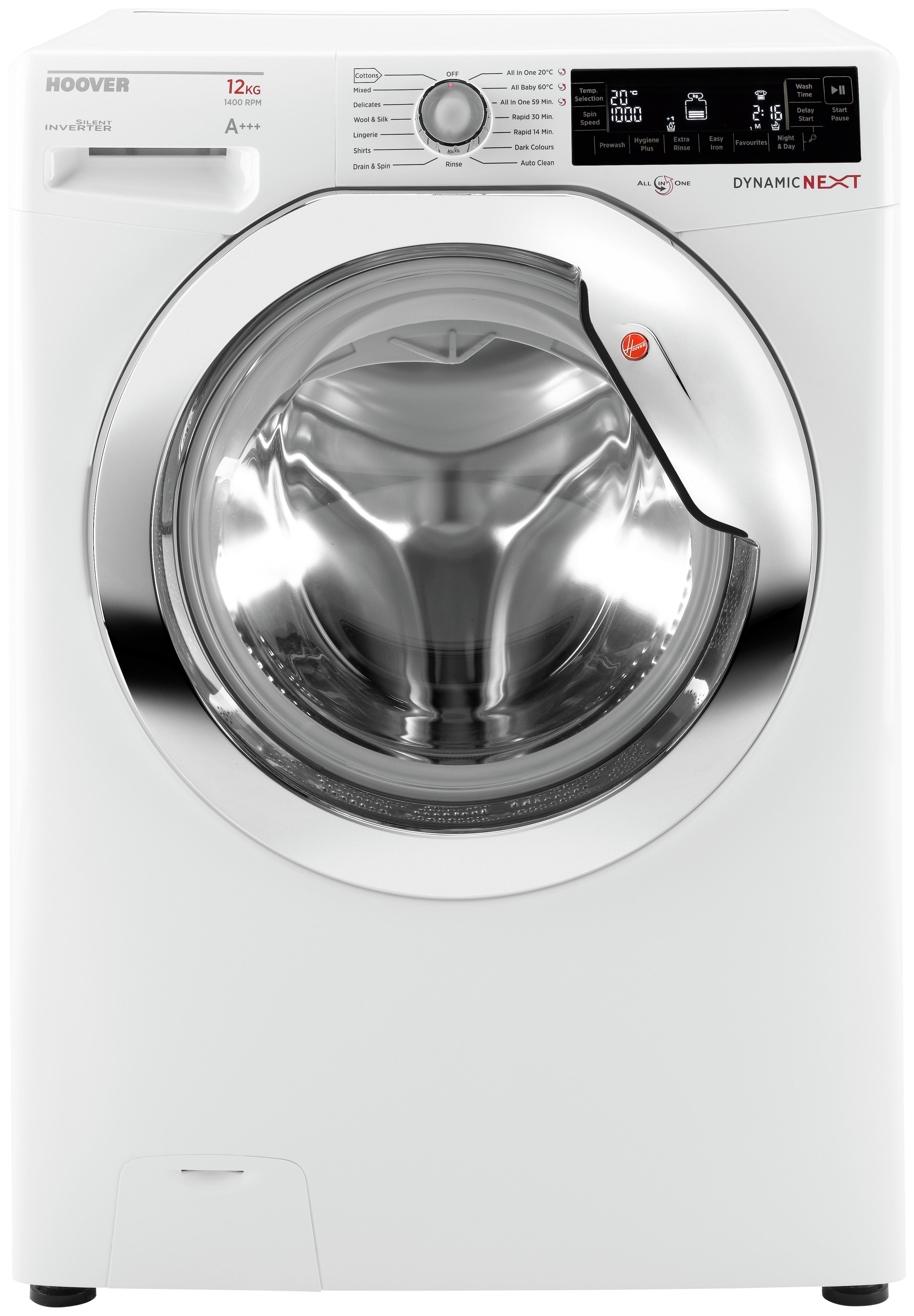 Hoover DXP412AIW3 12KG 1400 Spin Washing Machine - White
