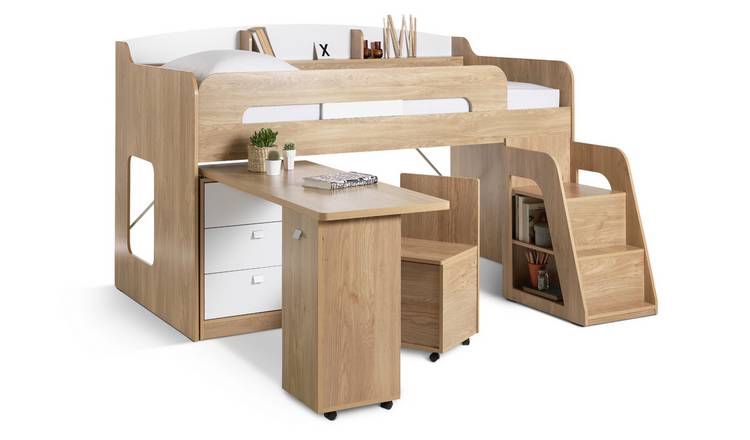 Argos cabin outlet bed with desk