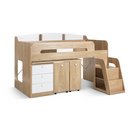 Buy Argos Home Ultimate Storage Beech Mid Sleeper &Kids Mattress | Kids ...