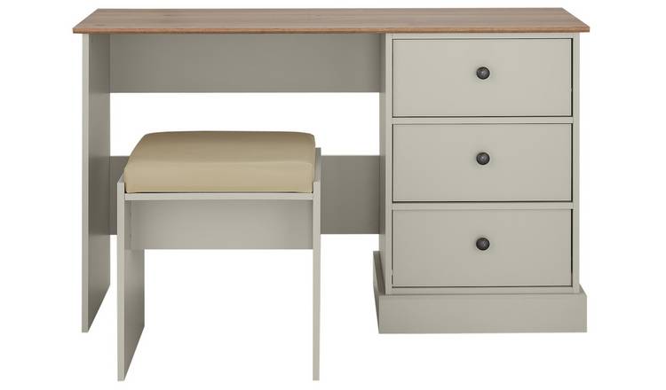 Argos Home Kensington Dressing Table - Soft Grey&Oak Effect