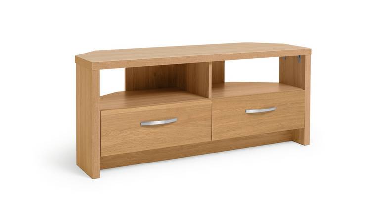 Buy Argos Home Venice 2 Drawer Large Corner Tv Unit Oak Effect