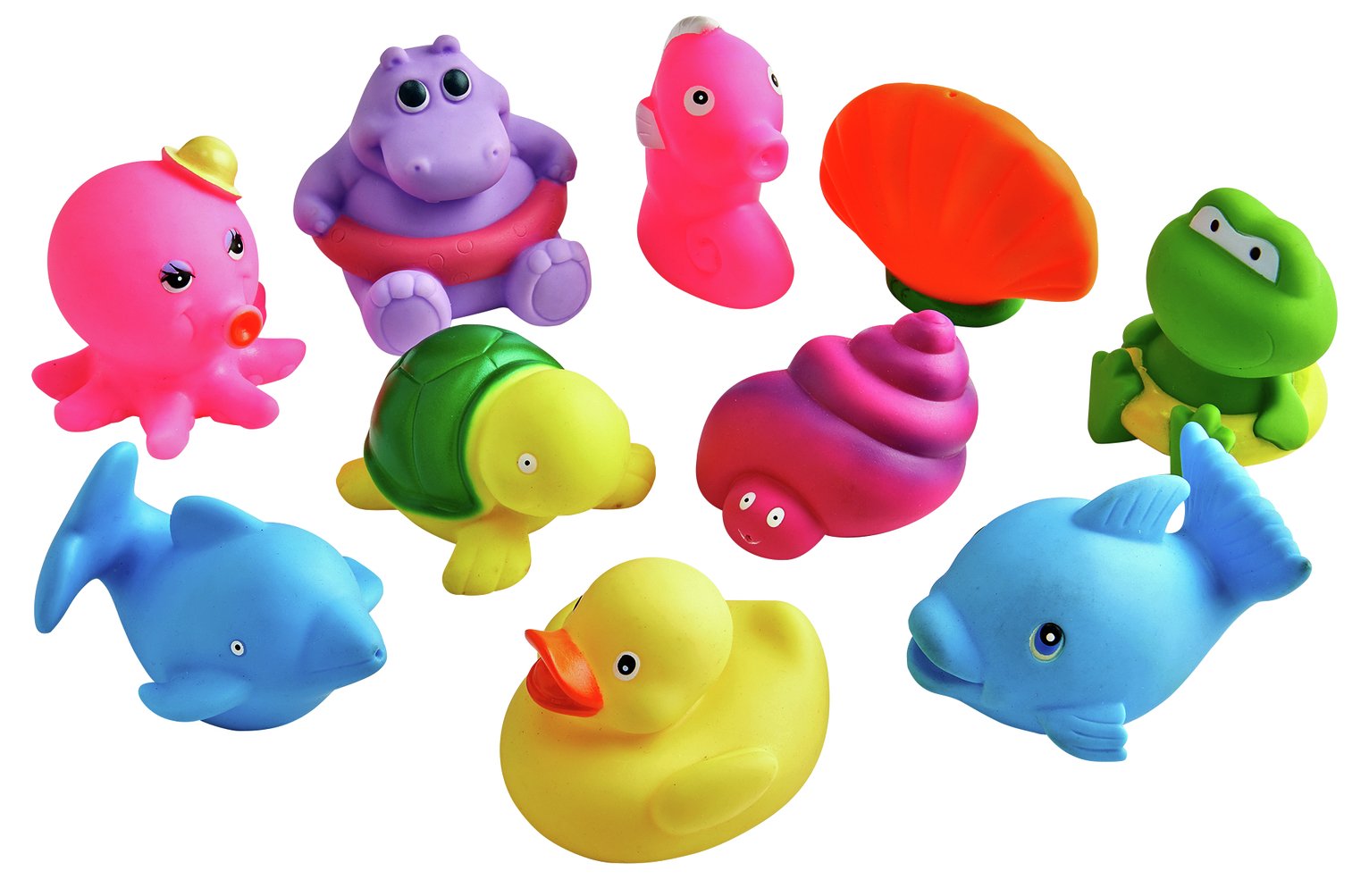 Chad Valley Sea Friends Bath Squirters - 10 Pack