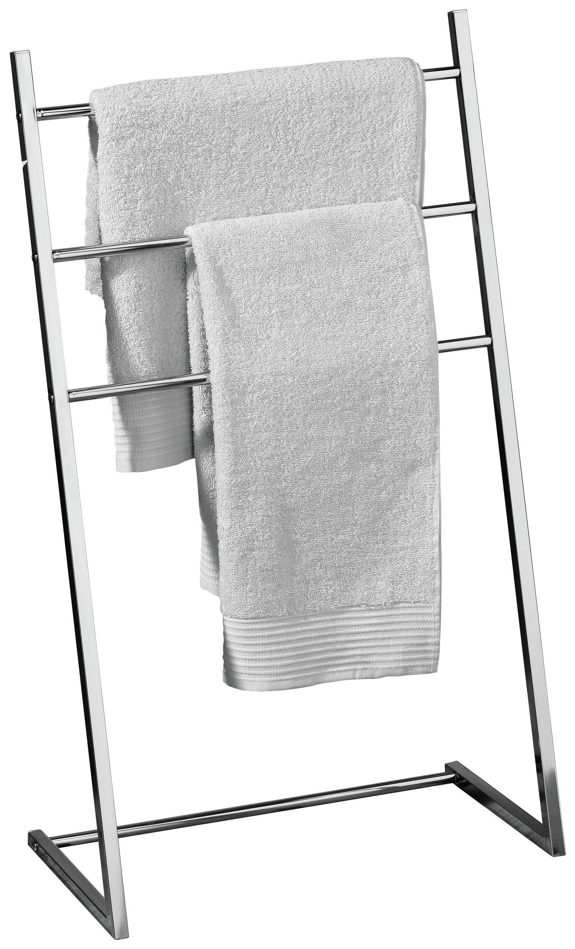 Premier Housewares 3 Arm Freestanding Towel Stand - Chrome
