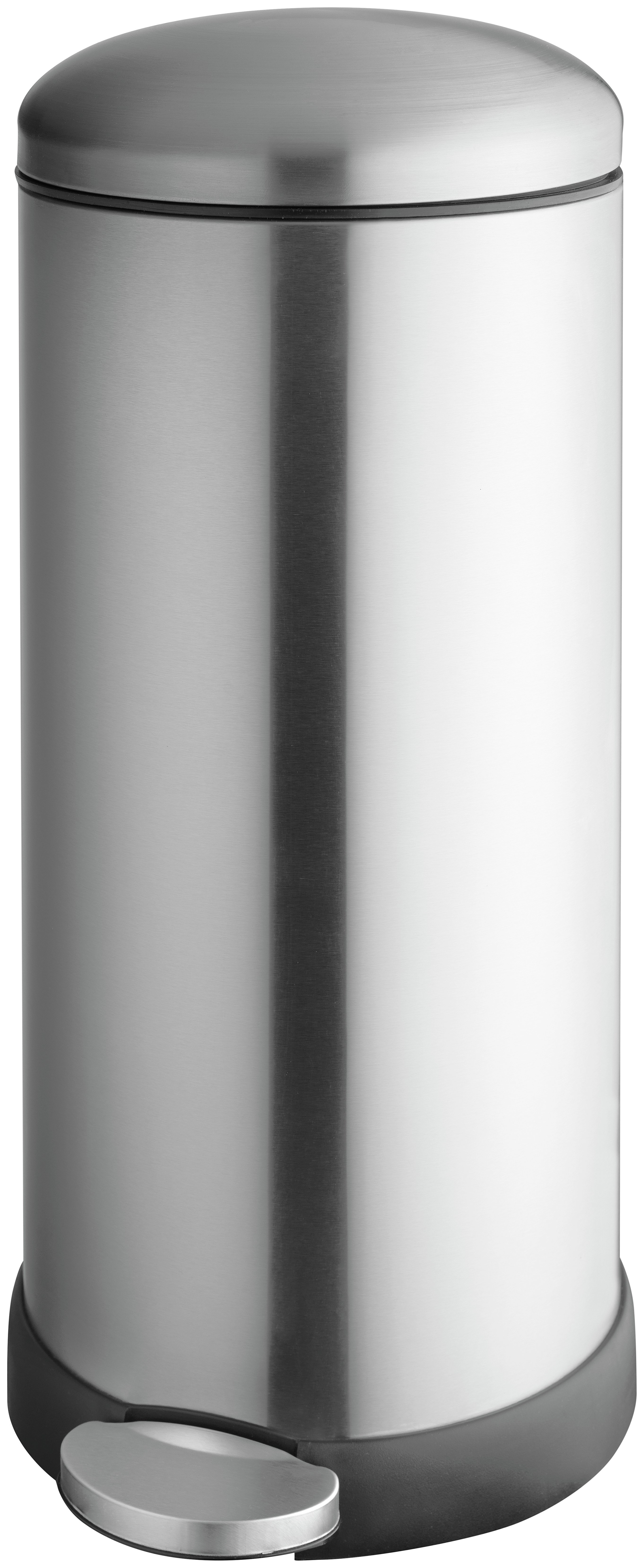 Addis 30 Litre Retro Pedal Bin - Stainless Steel