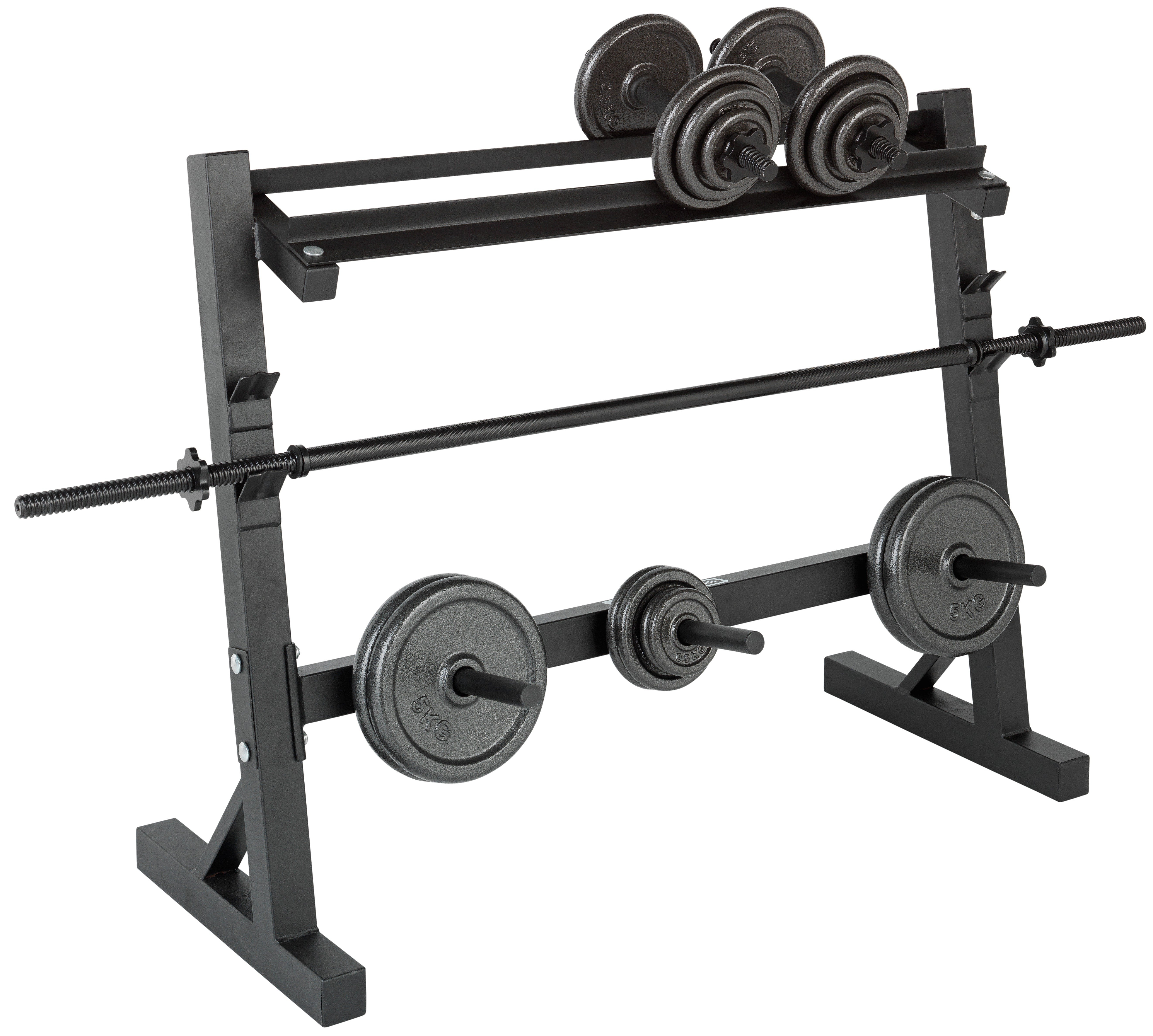 Gym weight rack