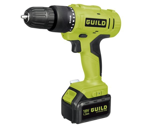 Guild 1.3Ah Cordless Hammer Drill - 18V