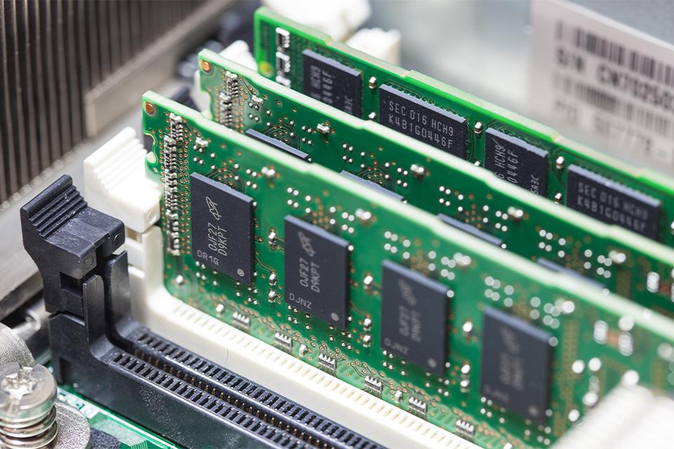 RAM computer component.