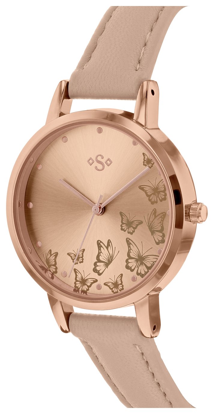 Spirit Ladies Pale Pink Faux Leather Strap Watch Review