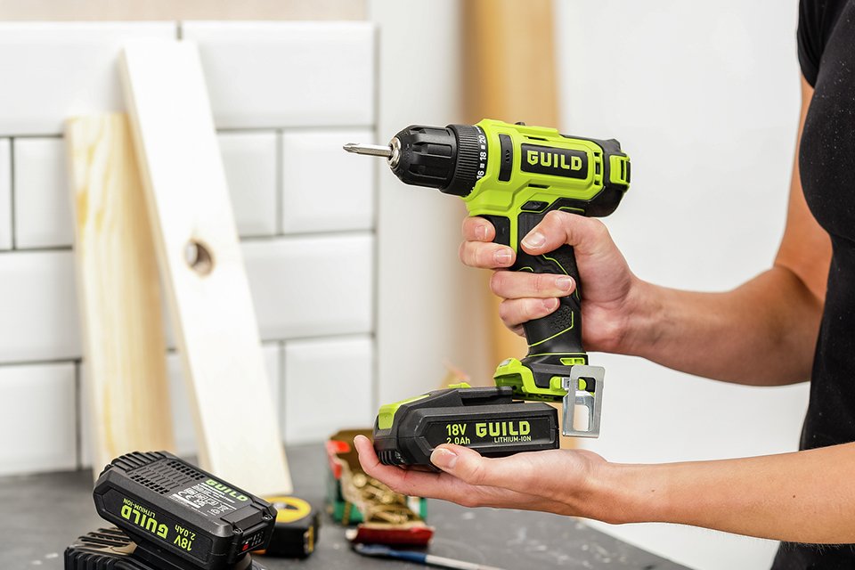 Guild 1.5AH Cordless Drill Driver.