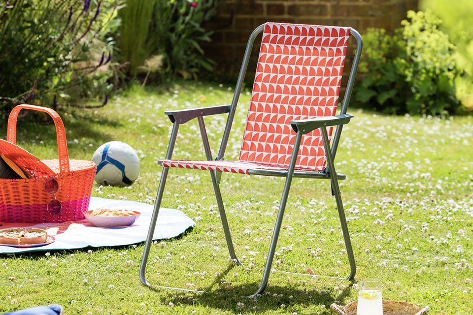 Habitat Folding Metal Garden Chair.