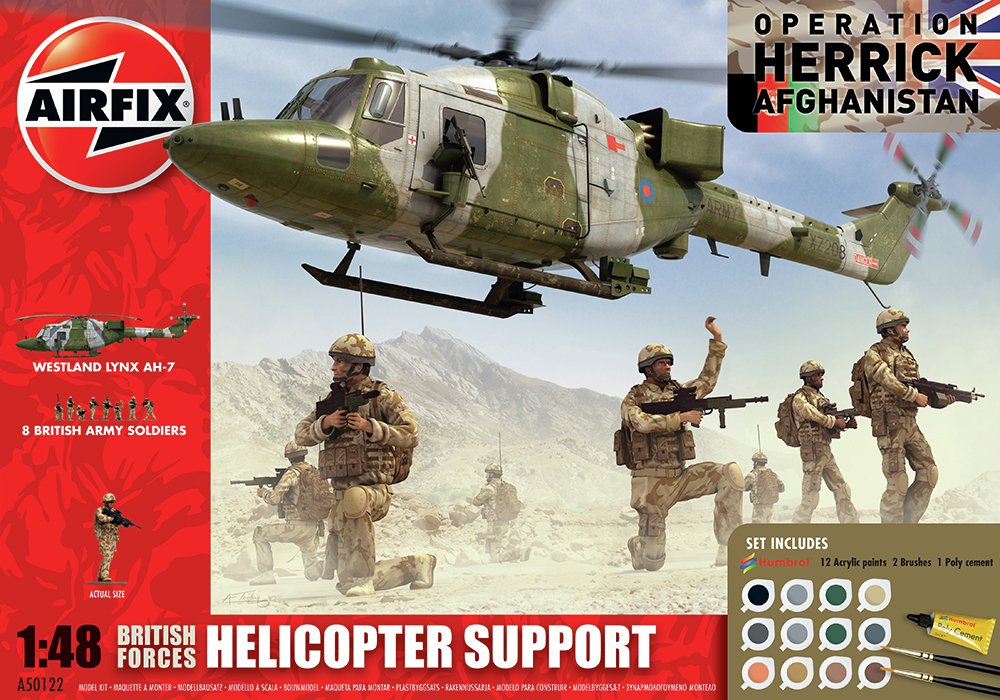 Airfix British Forces Helicopter Support Group 1:48 Model