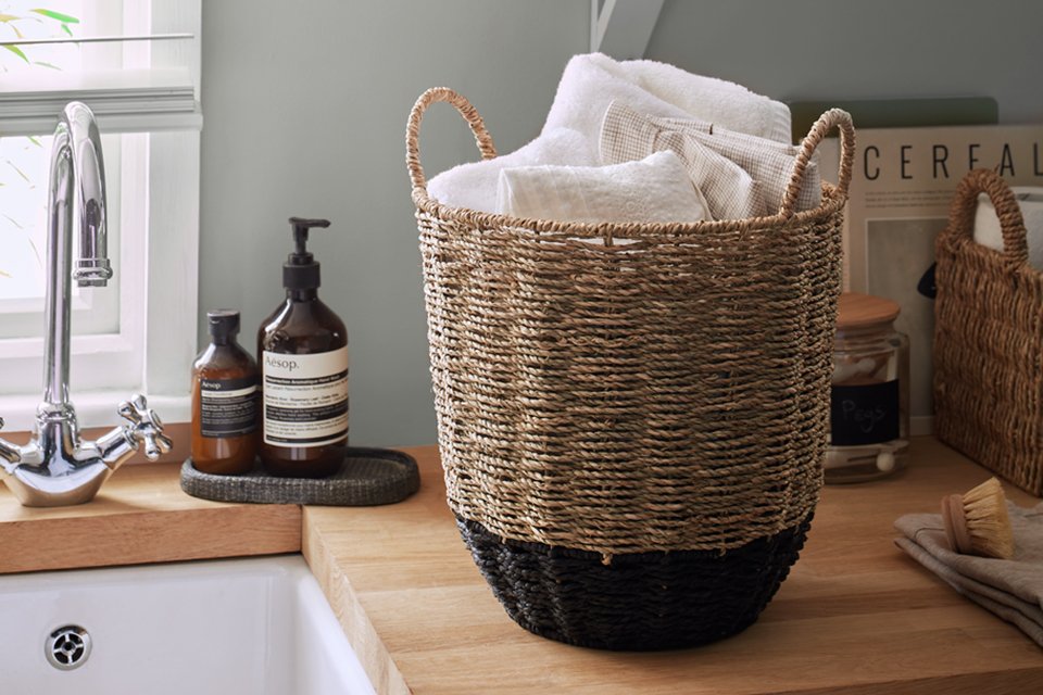  Habitat 27L Seagrass Small Storage Basket.