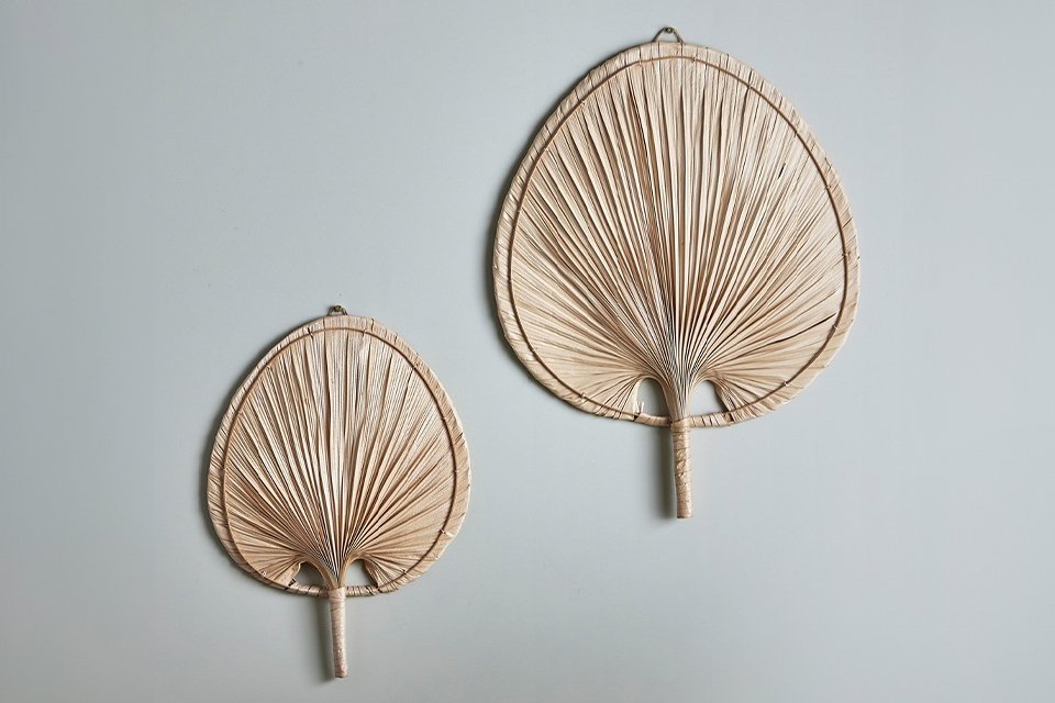 Bloomingville Palm Leaf Wall Décor.