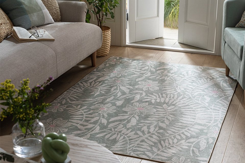 Habitat Herbalist Floral Rug.
