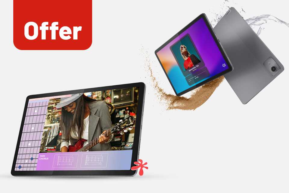 Treat yourself to the New Lenovo Tab M11 and recieve a £50 HelloFresh Voucher.