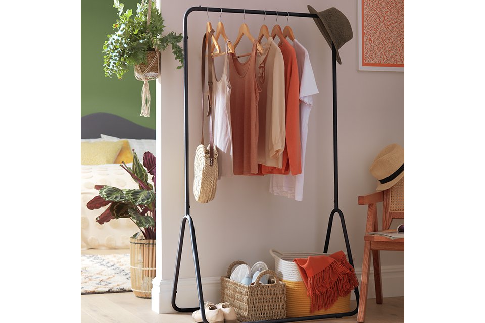 Refresh your bedroom with our storage solutions. Includes clothes rails, chest of drawers and more. Shop now.