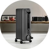 Oil filled radiators.