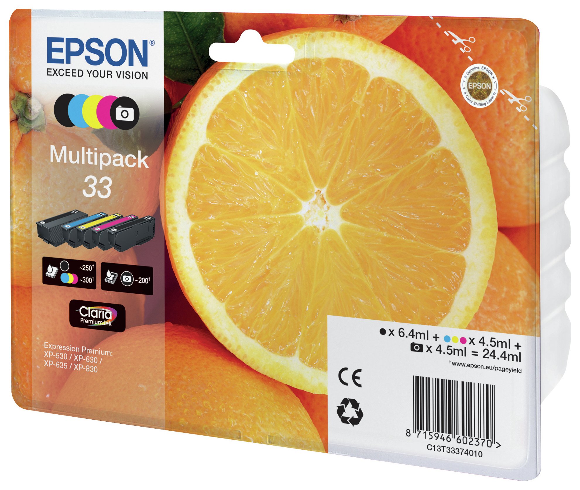 Epson 33 Oranges Ink Cartridges Black & Colour Review