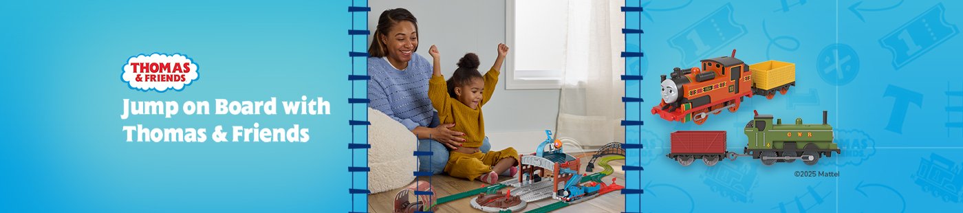 Thomas & Friends. Jump on board with Thomas & Friends.
