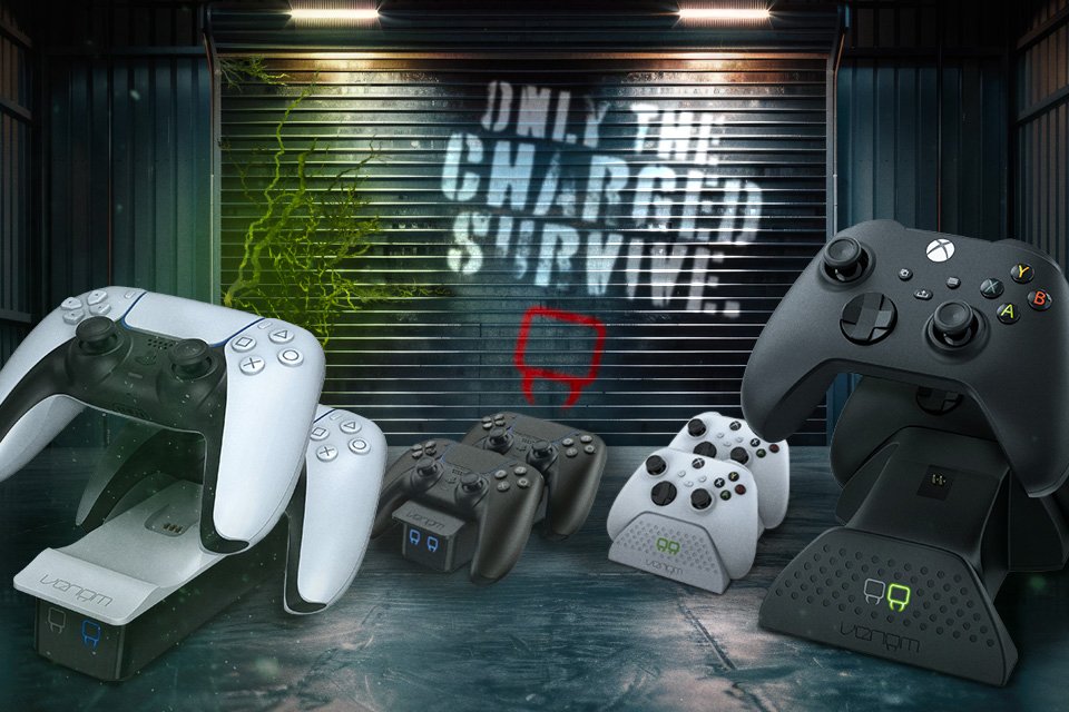 Survive The Night. Venom's range of charging solutions mean the game never ends.