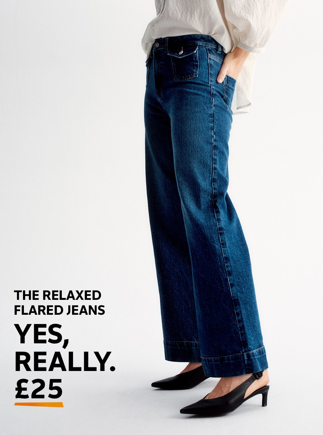The relaxed flared jeans. Yes, really. £25.
