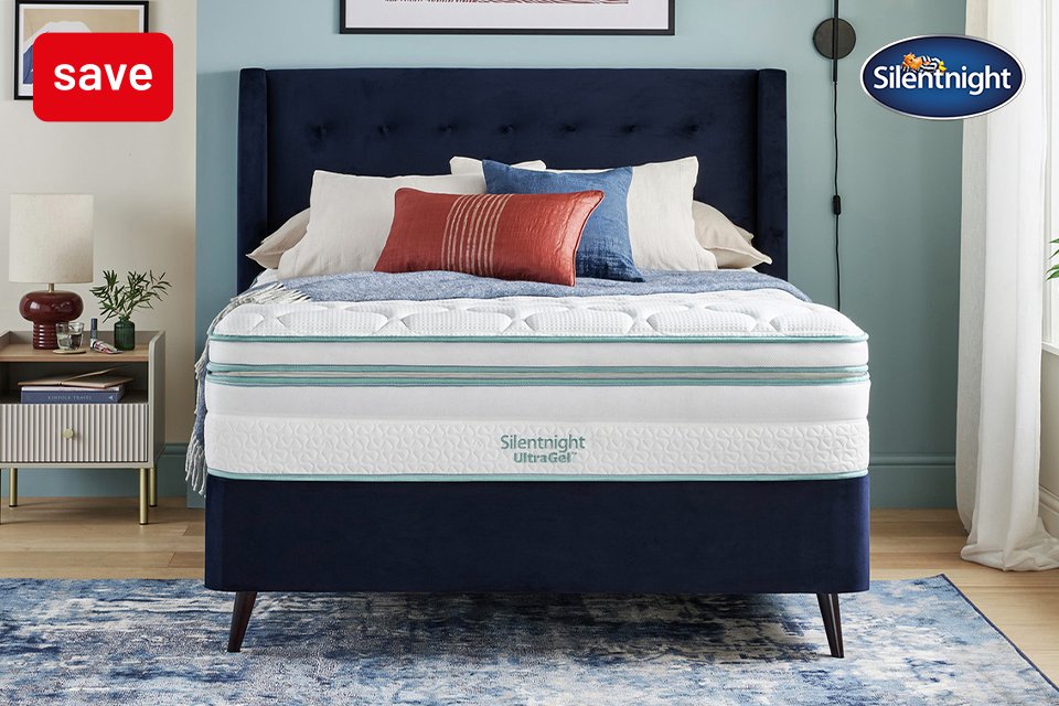 Save on selected Silentnight using code SILENT20 plus free delivery.