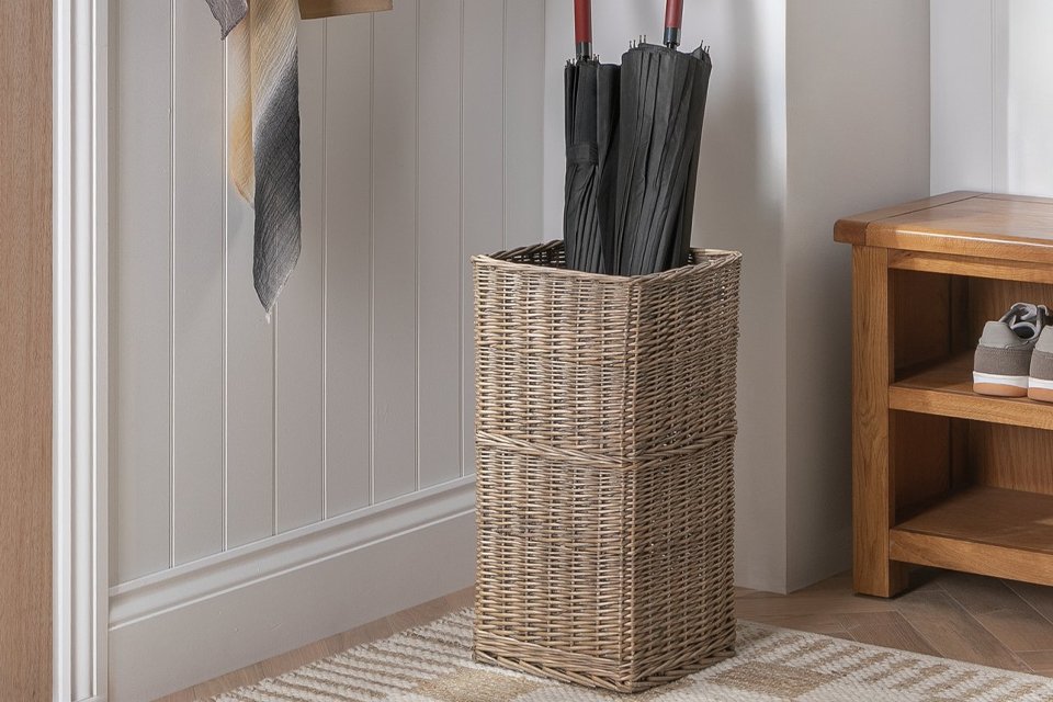 Argos Home Square Umbrella Stand.