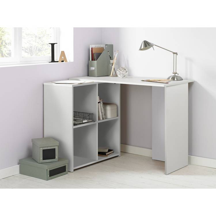 Argos Home Malibu Corner Office Desk - White 0