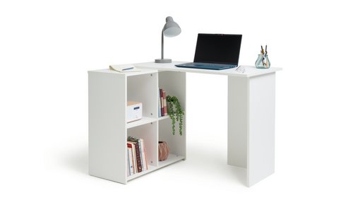 Buy Habitat Calgary Corner Office Desk White Online In Turkey 4626930