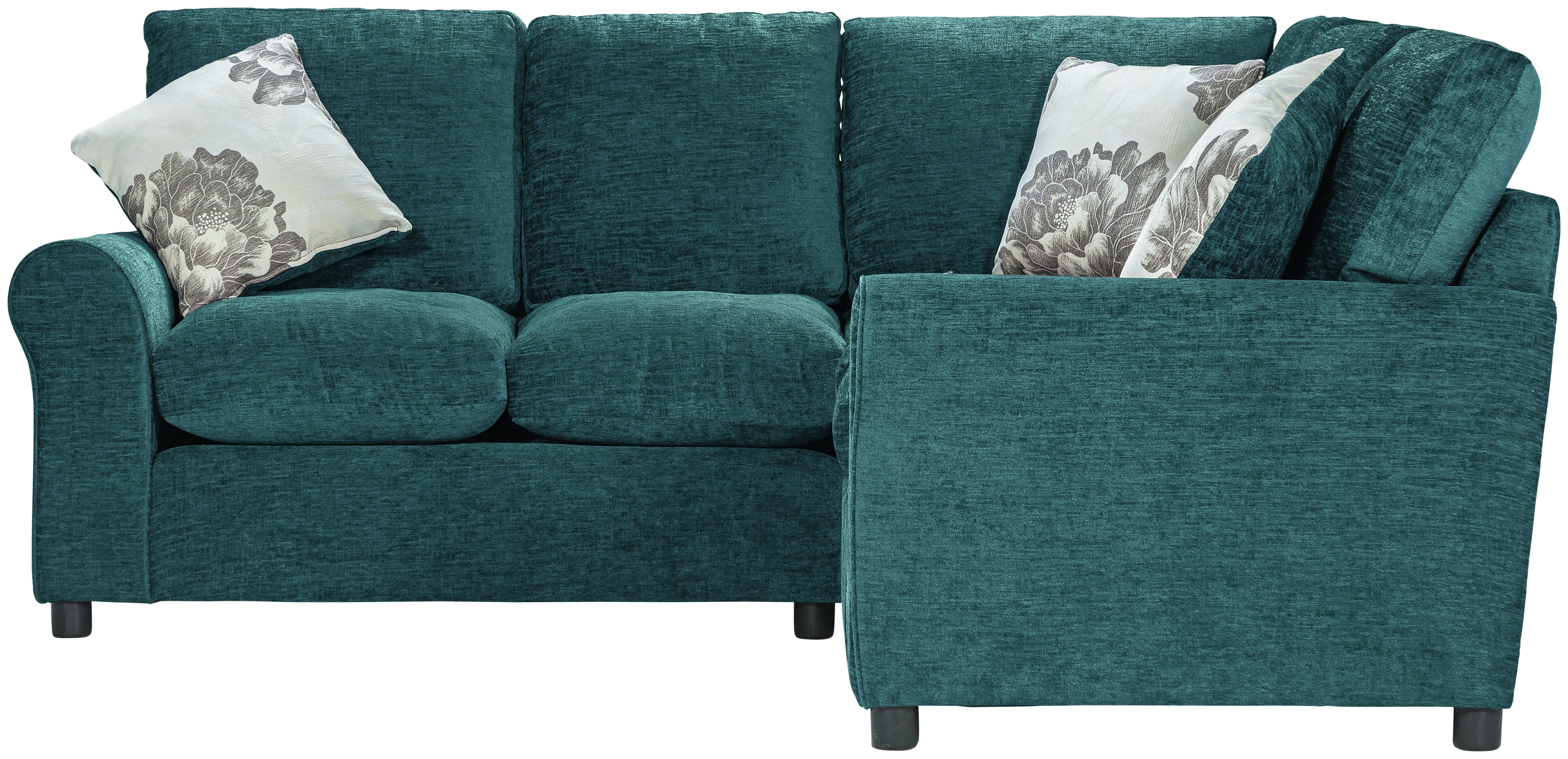 Argos Home Tessa Fabric Dual Facing Corner Sofa - Teal