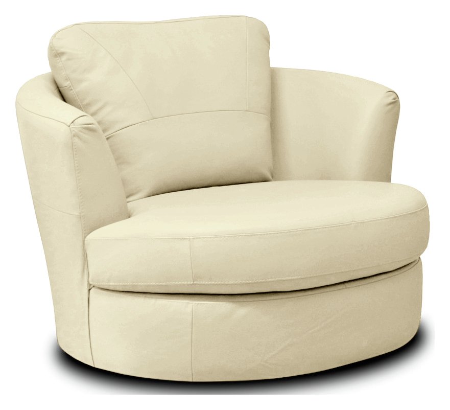Argos Home Milano - Leather Swivel Chair Reviews